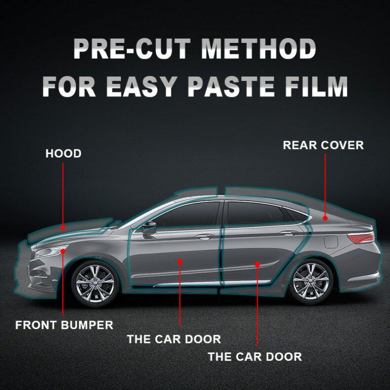 Tesla Model 3 Special Car Body Invisible Tpu Film Paint Protection Film Anti-Scratch with 5-Year Warranty