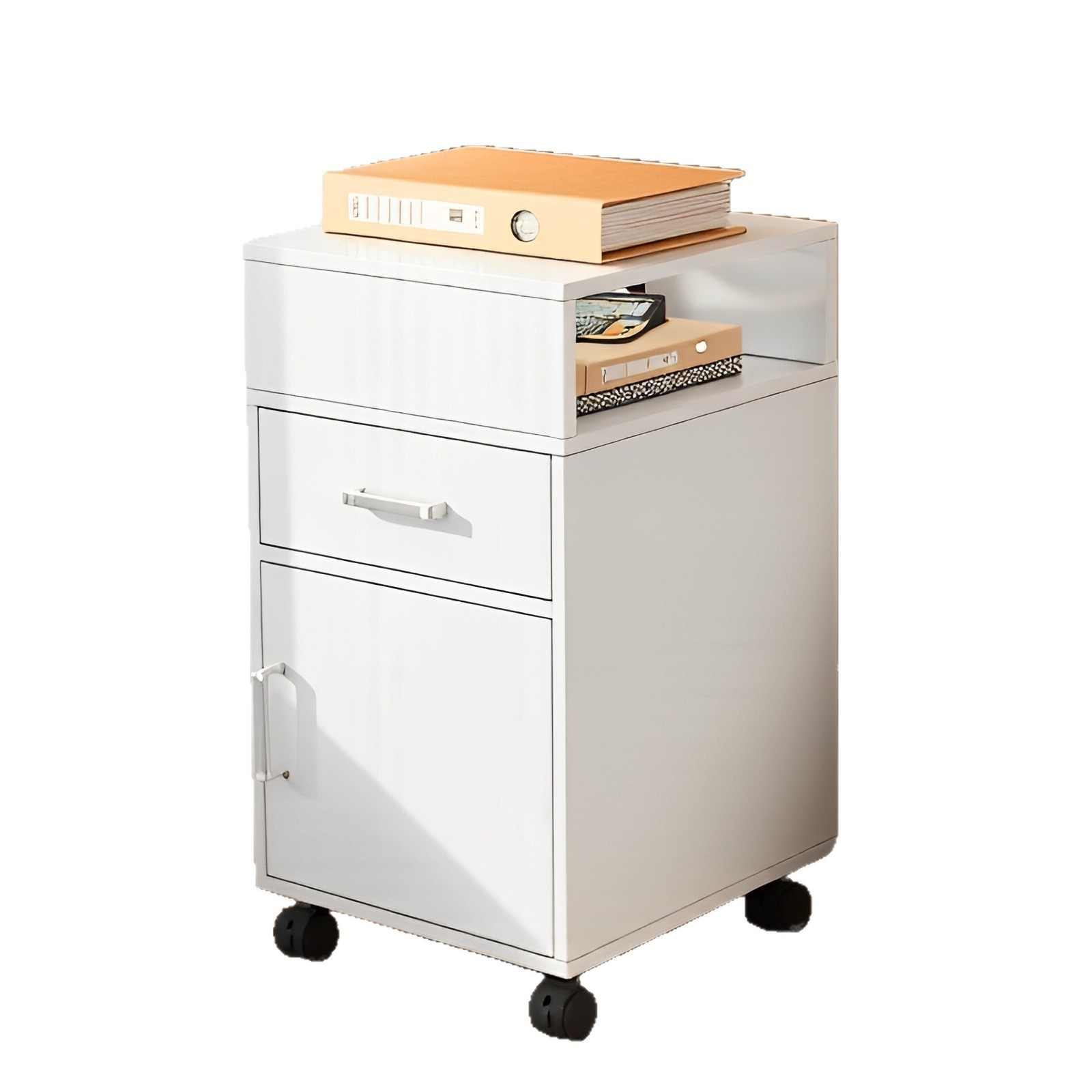 Mini cabina de cabezal de cama estante de almacenamiento dormitorio minimalista ultra estrecho simple hendidura almacenamiento casero armario lateral armario de almacenamiento junto a la cama