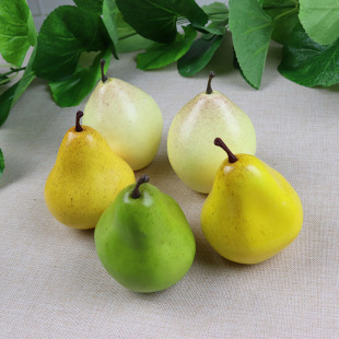 Simulation Fruit Yellow Pear Fragrant Pear Sydney Apple Pear Fake Fruit Model Home Cabinet Decoration Sketch Photography Props