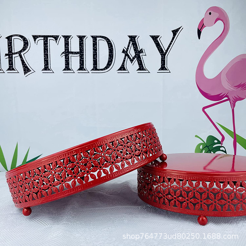 Transfronterizos Amazon temu postre estante de exhibición bandeja de pastel estante de pastel diseño de cumpleaños