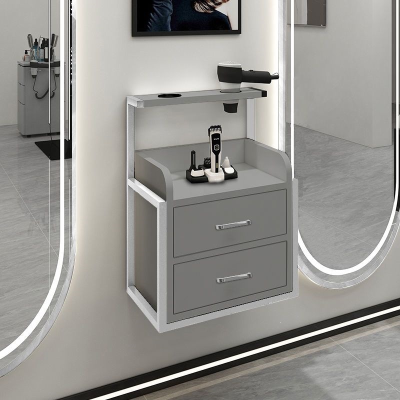 Gabinete de herramientas de peluquería tabla de corte de pelo especial de salón de peluquería tipo pared cabinet de herramientas de peluquería estante de artículos de corte de pelo