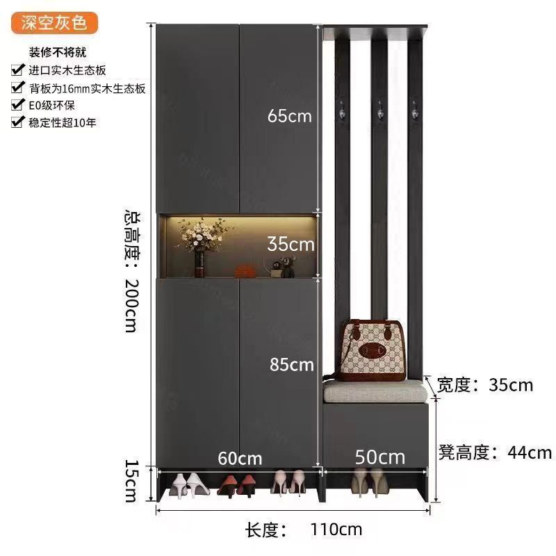 实木玄关柜入门鞋柜一体屏风隔断客厅遮挡隔断柜客厅双面屏风架|undefined