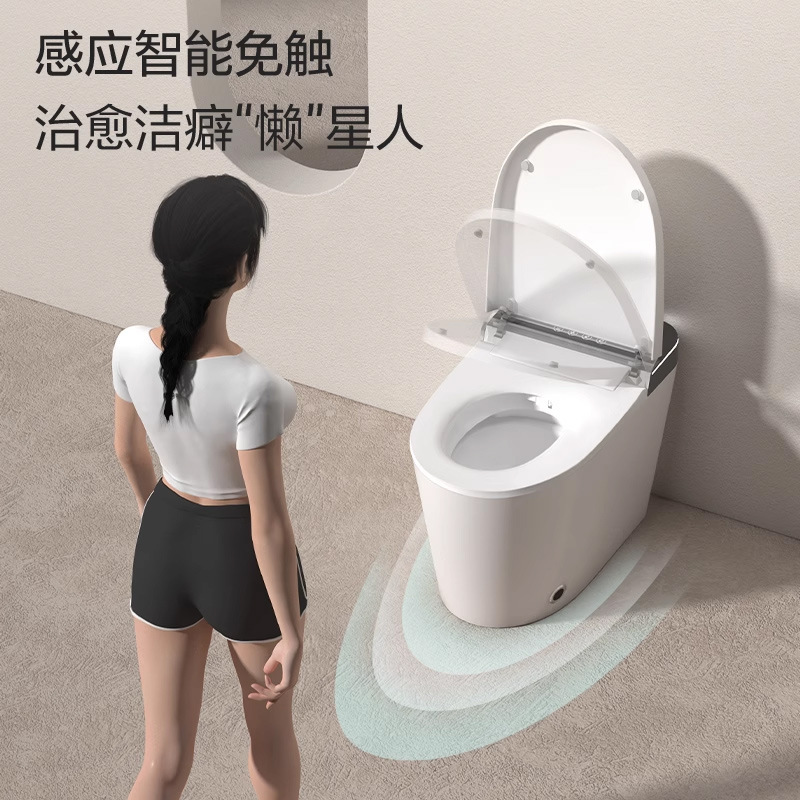 德国Aomagno智能马桶全自动翻盖泡沫带水箱 无水压限制一体坐便器|undefined