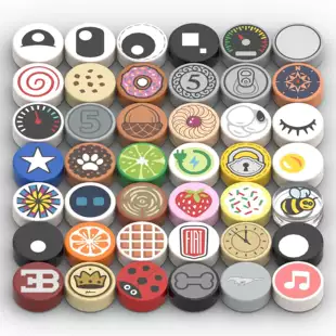 Совместимые с LEGO мелкие детали головы с глазами 98138