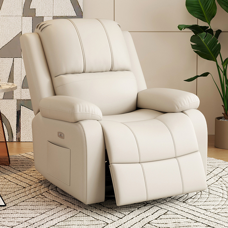 Sofá espacial de primera clase sala de estar doméstica manicuría belleza multifuncional se puede acostar masaje eléctrico mecedor perezoso