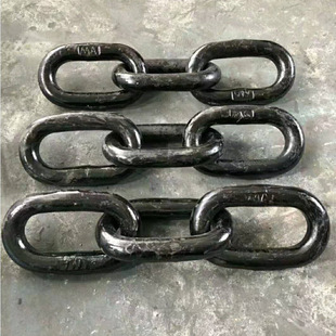 Impact-resistant Heat Treatment Three-ring Chain, Anti-stretch Heat Treatment Three-ring Chain 34*147 Heat Treatment Three-ring Chain