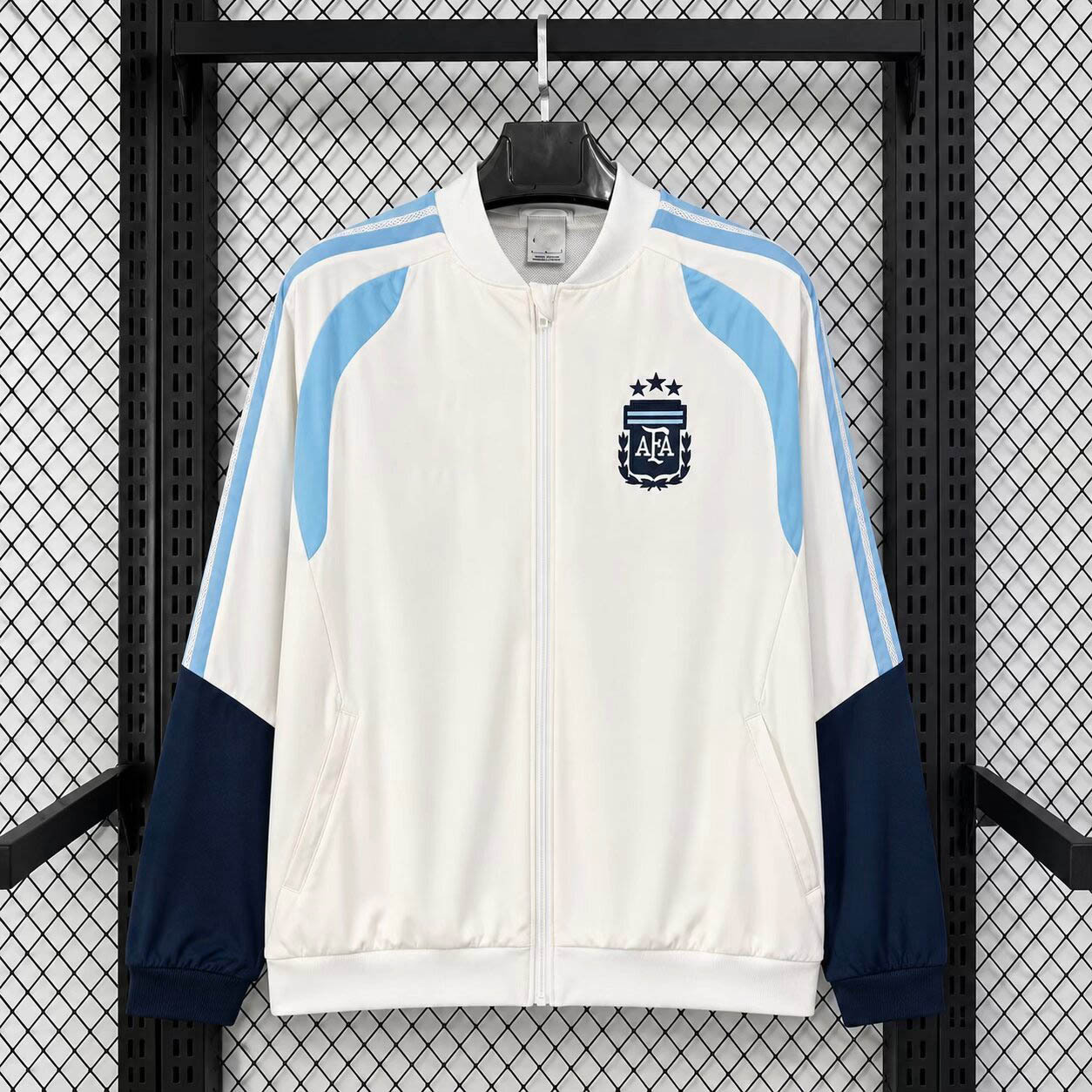 Nueva chaqueta de fútbol de doble cara chaqueta de asalto chaqueta de algodón Brasil París Arsenal Alemania BairbaL chaqueta impermeable image 68