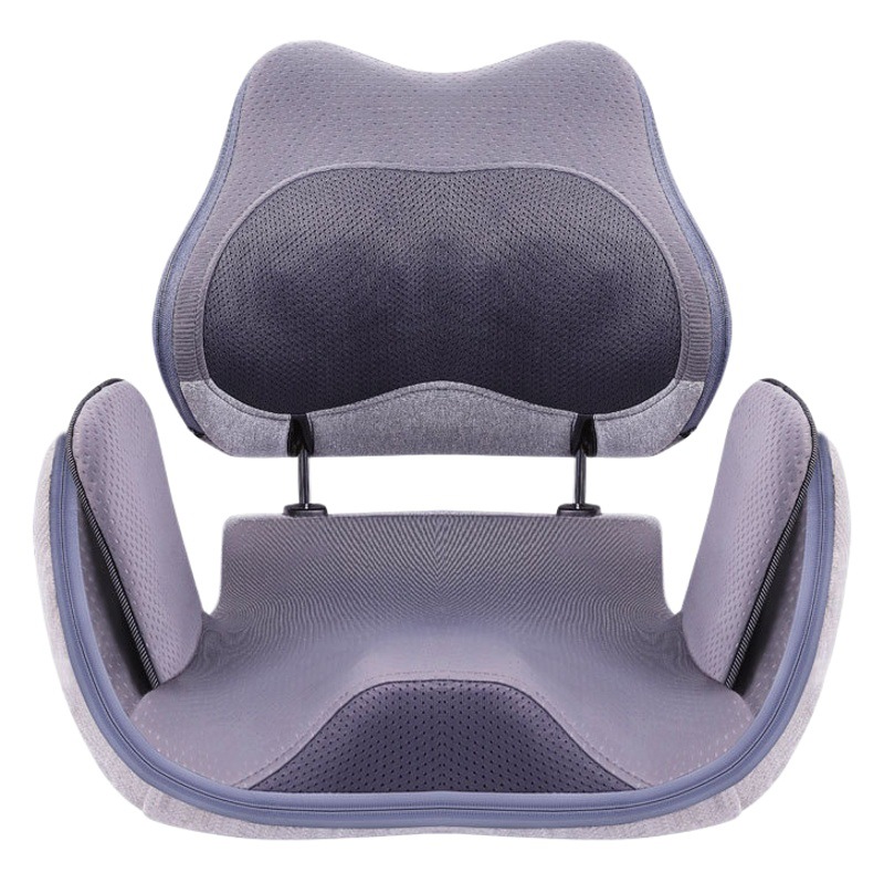 骨盤マッサージクッション腰椎マッサージ多機能家庭用折り畳み揉み振動エアバッグ加熱電動クッション