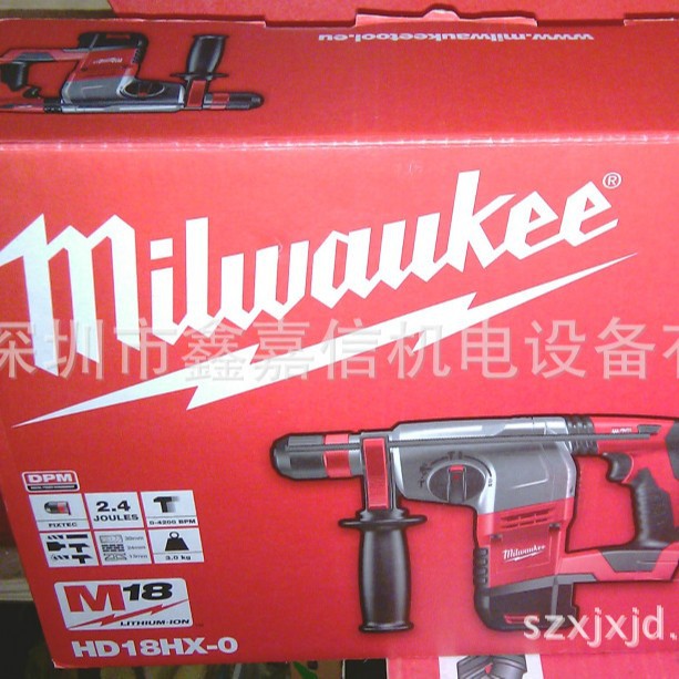 现货批发零售米沃奇充电式电锤HD18HX-0