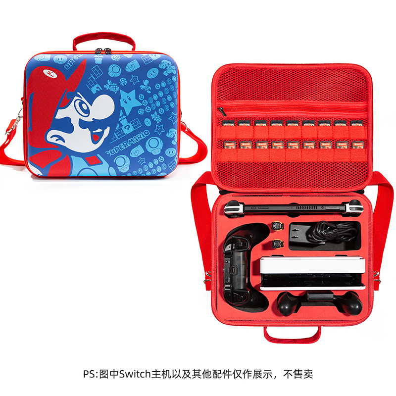 Bolsa de almacenamiento de switch Bolsa de Nintendo switch oled Mario Bolsa de hombro NS Accesorios Bolsa de almacenamiento de carcasa dura