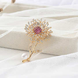 蒲公英胸针配饰彩色胸花时尚韩国简约外套衬衫配饰胸花送礼物别针