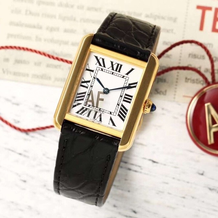 AF factory direct card tank classic women's quartz watch antique high quality Roman watch cross-border