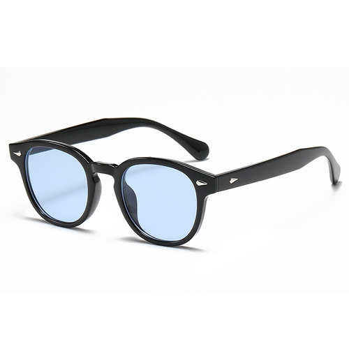 Jet 5095 retro rice nail European and American round sunglasses wearable myopia glasses INS Korean version anti-blue light glasses