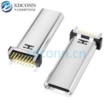 16P����24.5mm���L�� USB TYPE-Cĸ�� 180����ʽDIP�p��� 僽�3U