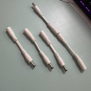 Led Bathroom Heater Light Strip Driver Docking Cable Waterproof Driver Dc Male to Female Adapter Cable Flat Panel Light Adapter