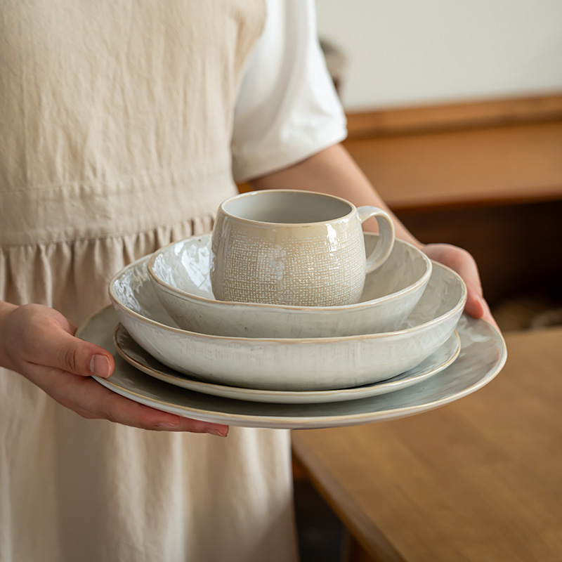 Serie de vajillas de Guyan Taza de cerámica Tazón Plato Vajilla para el hogar Taza de agua Plato de comida occidental Plato de fideos Tazón de sopa Plato de comida