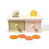Wooden teaching aids Montessori for boxes for kindergarten with coins, toy, science and technology, early education