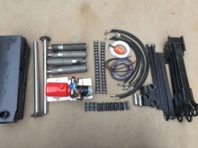 翻斗工程渣土翻斗自卸车盖汽车密闭加盖密闭系统配件散件