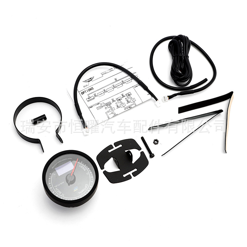 Car Modification Instrument Greddi Water Temperature, Engine Speed, Oil Pressure, Turbocharger Voltage, Vacuum, and Exhaust Temperature Multifunctional Vehicle Gauge