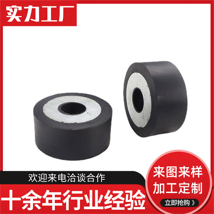 工厂供应橡胶制品 橡胶包胶轮 按图纸样品订购橡胶异型件质量保证