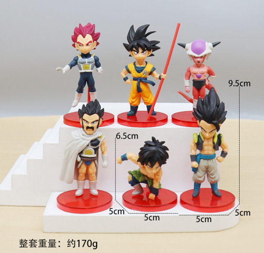 漫画アニメーションシリーズハンドモデル海賊ドラゴンボール装飾品ヒーロー王連合クリップ人形|undefined