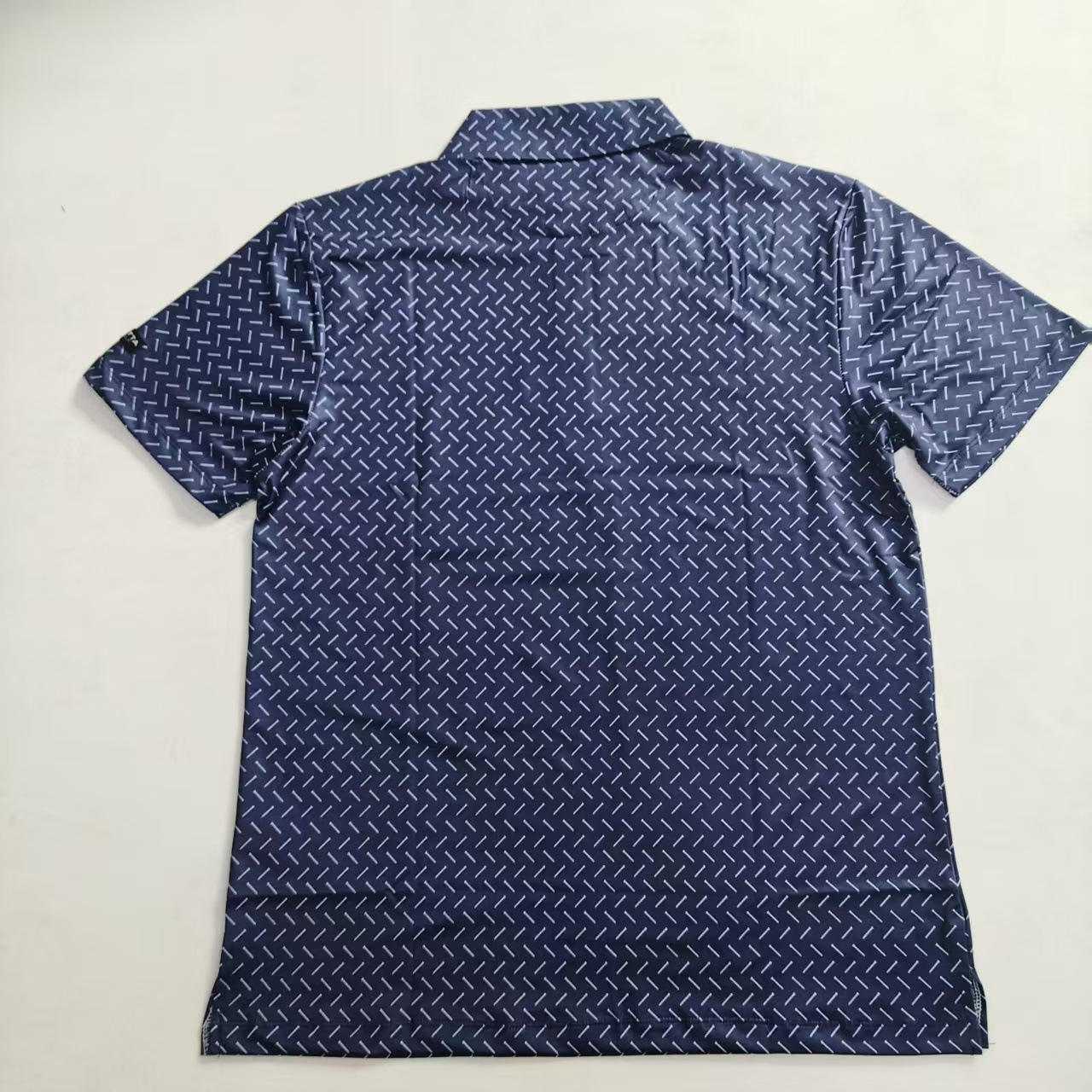 跨境高尔夫球衫速干短袖男装数码印花上衣吸湿排汗翻领POLO衫定制