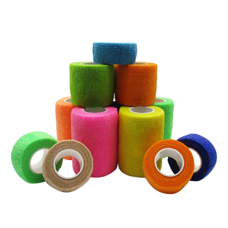 Venda autoadhesiva no tejida de fábrica, vendaje elástico para dedos, vendaje elástico para mascotas, vendaje deportivo para tatuajes