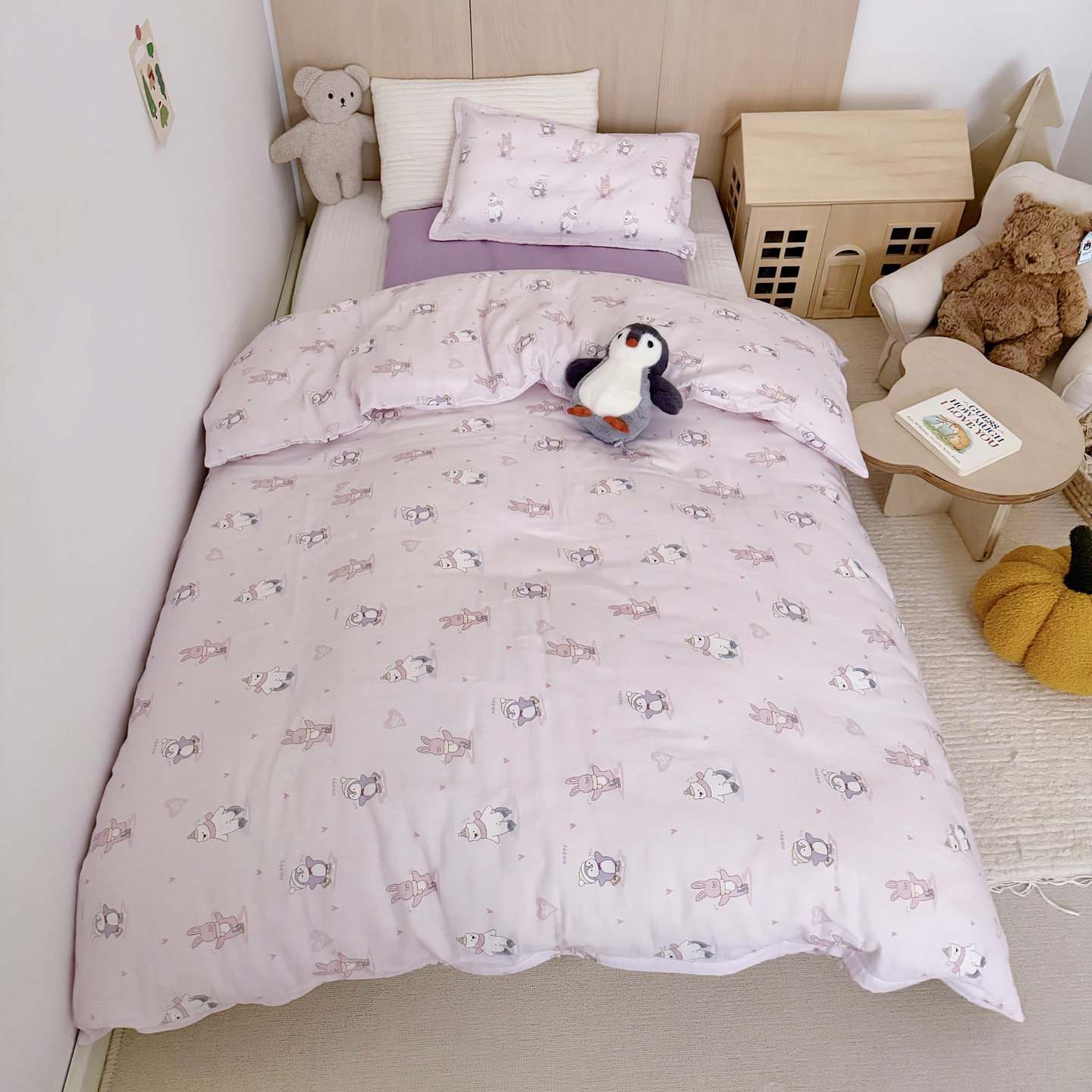 Kit de kindergarten de hilo de doble capa de algodón puro 100 para niños y bebés, agradable para la piel y transpirable 2025 nuevo estilo