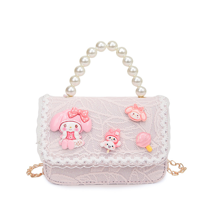 Nuevo niño Kulomi bolso de hombro de moda pequeño viento fragante bolso de niña para salir bolso de hombro coreano universal