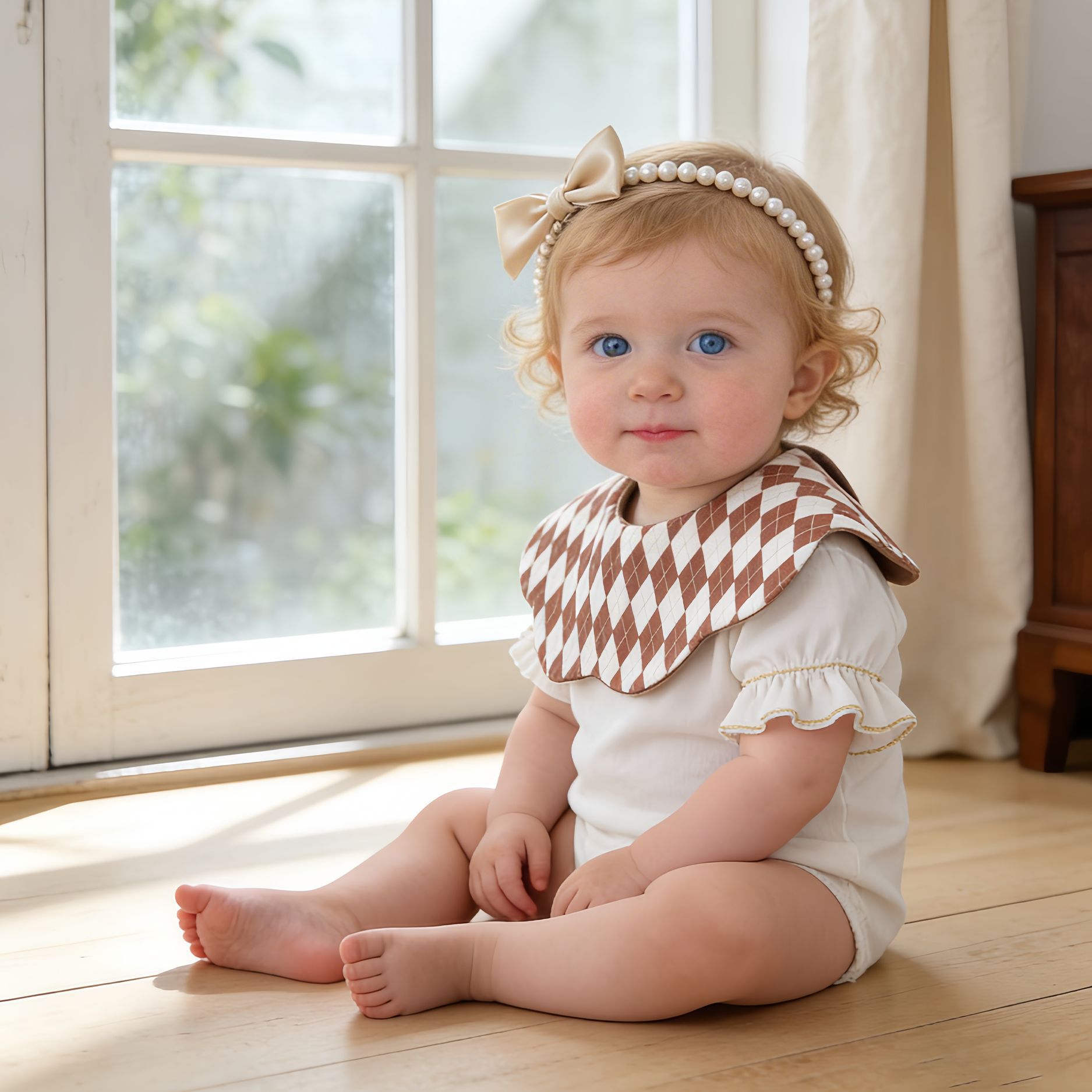 Baby Ins-Style Bibs, Pure Cotton, Class A, Large Size Bibs for Babies, Double-Sided Children's Saliva Towel, Korean Style Anyang Children's Clothing