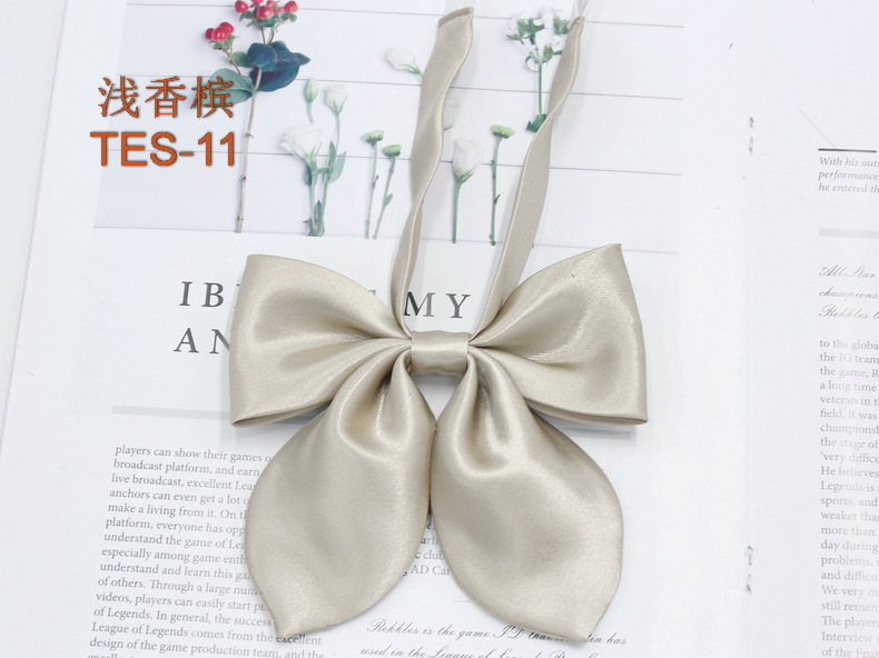 Pajarita de oreja de conejo de color sólido con lazo intermitente femenino nuevo estilo coreano estilo universitario jk uniforme pajarita accesorios de traje de marinera