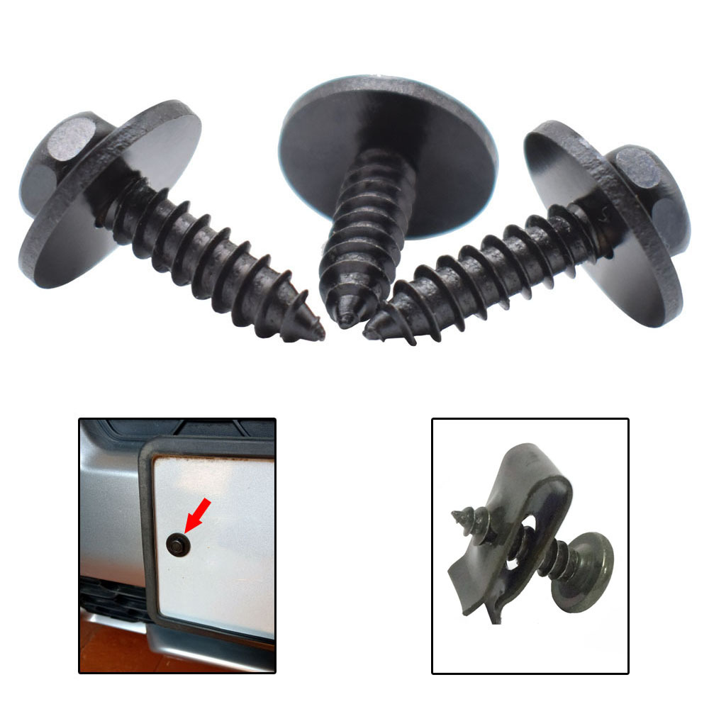 Accesorios de reparación de modificación de automóviles suministro al por mayor cabeza hexagonal tornillo autorroscante hebilla de nylon de plástico J35