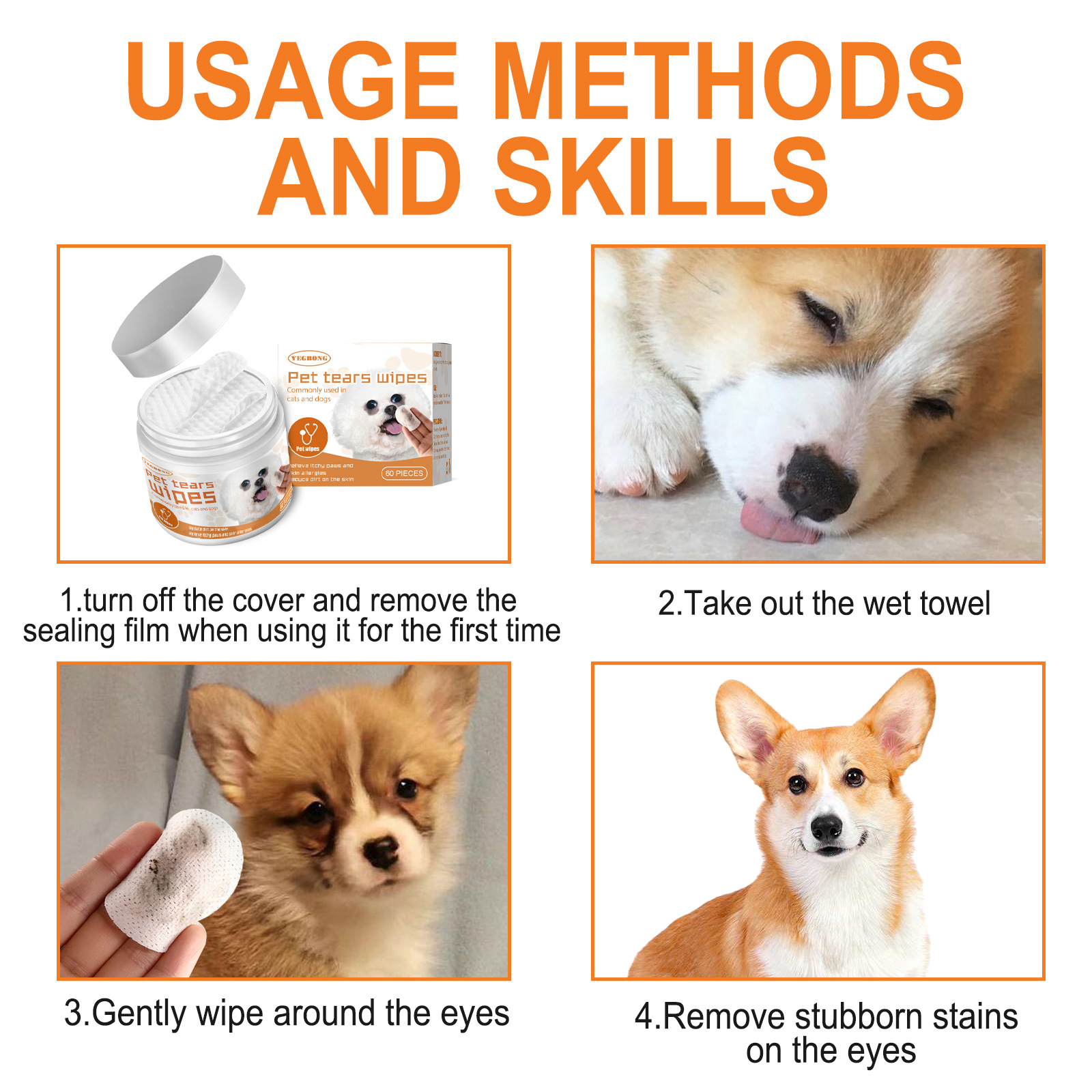 Yegbong Pet Wet Wipes