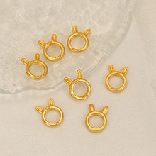 18K僆���ɫ����ö���Ȧ�⏽13mm��������Ȧdiy�Ʒ�����ִ���