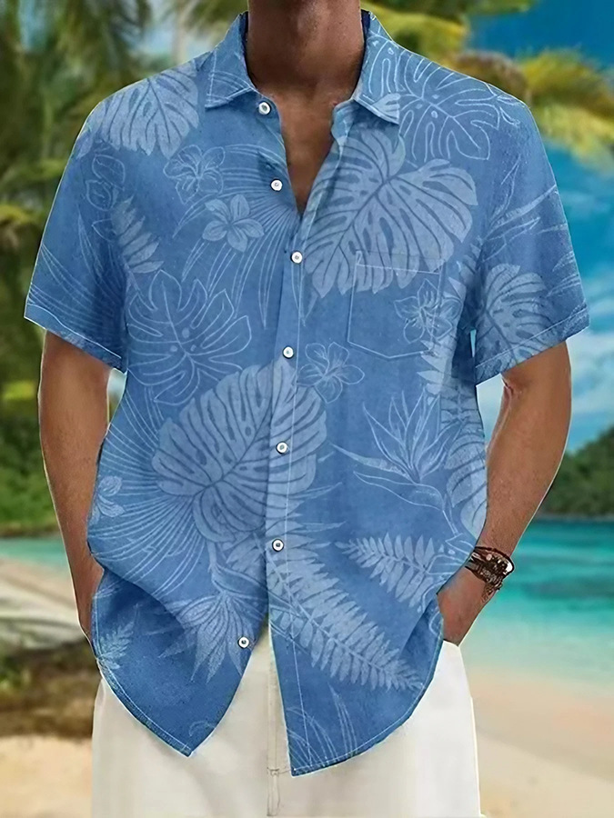Neues Sommer-Casual-Print-Aloha-Hemd für Herren, Urlaub, Strand_voghion.com