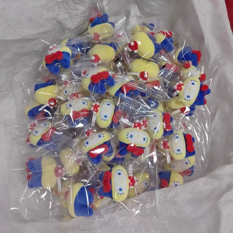 Tuoge Maizi キティバッグペンダントかわいいぬいぐるみスクールバッグペンダント人形キーホルダー kt ハローキティ|undefined