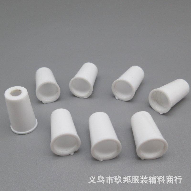 批发塑料吊钟绳扣 无盖雨衣吊钟 白色3MM小吊绳扣 塑料配件