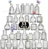 Transparent set, 33 pieces