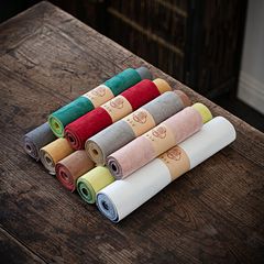 防水茶席新中式禪意桌旗絨布茶桌墊布茶台布藝茶巾泡茶隔熱禮盒