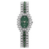 Square women's watch for leisure, starry sky, diamond encrusted