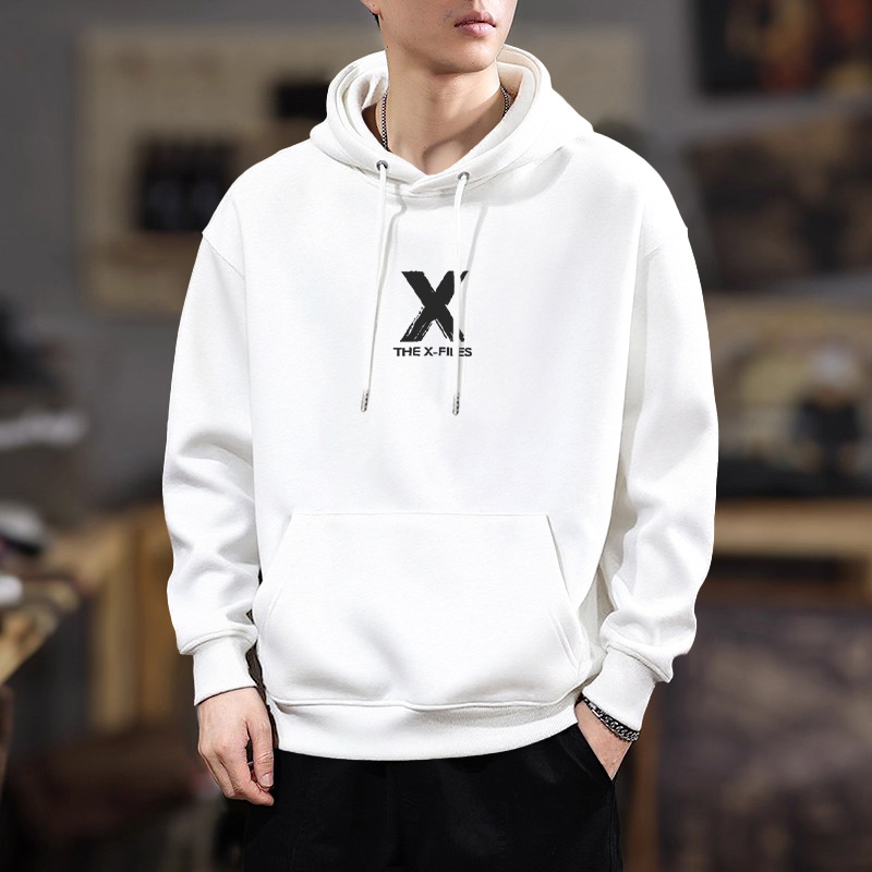 Peso pesado chaqueta con capuz para hombres primavera y otoño marca de moda de alta calle pesado abrigo holgado estudiantes estilo de Hong Kong suéter universal