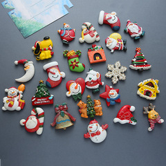 可愛立體樹脂聖誕樹冰箱貼吸鐵石磁貼創意留言貼裝飾品兒童早教貼