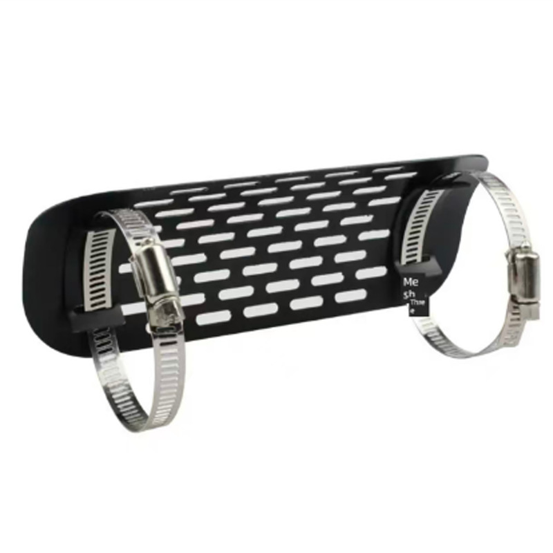 Motorcycle Modified Exhaust Pipe Mesh Hollow Stainless Steel Clamp Decorative Cover