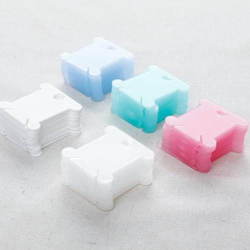 Plastic tool diy translucent frosted color cross-stitch coil reel winding board finishing thread card winding board