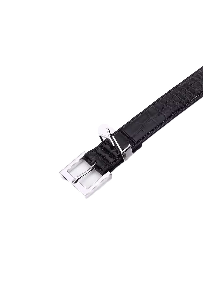 검정색 은장 버클 3.0CM
