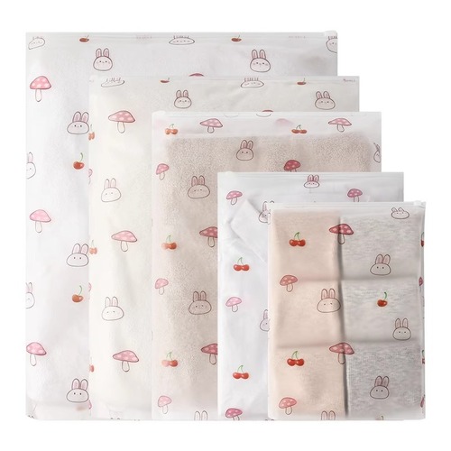 Shoe, underwear, panties, socks, clothing, drawstring packaging bags, waterproof sealed matte zipper travel storage bags