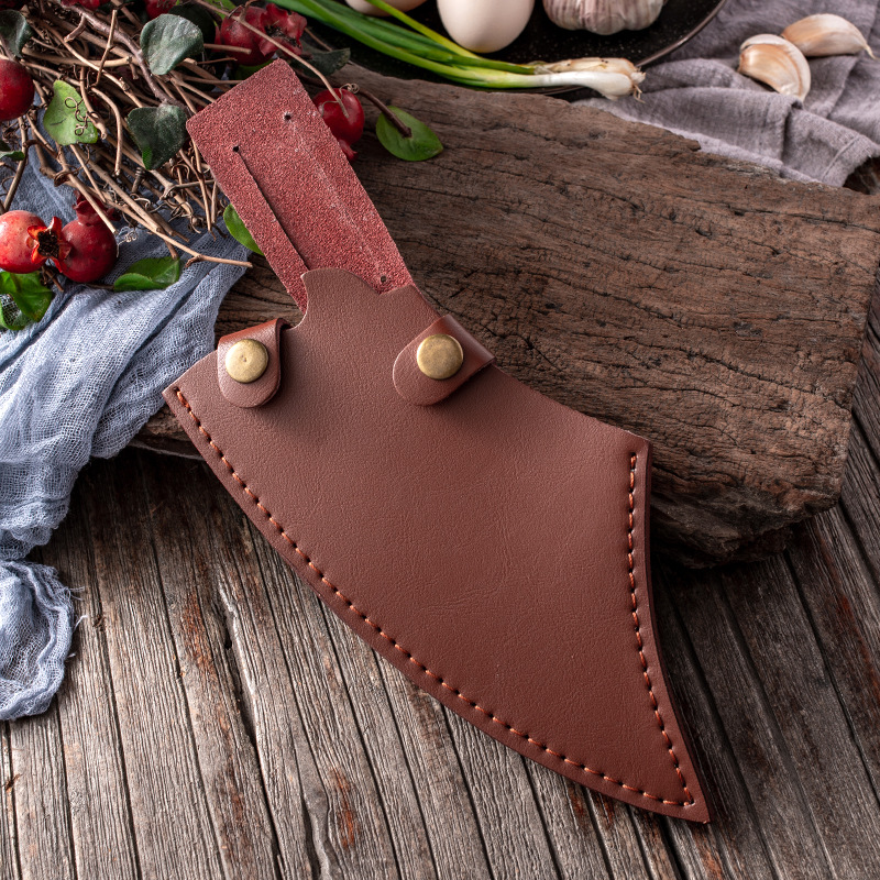 Cuchillo de cortar cuchillo de cocina afilado para el hogar patrón de tigre corte de acero inoxidable corte de pollo y pato corte de pescado y corte de dragón de doble uso Longquan transfronterizo