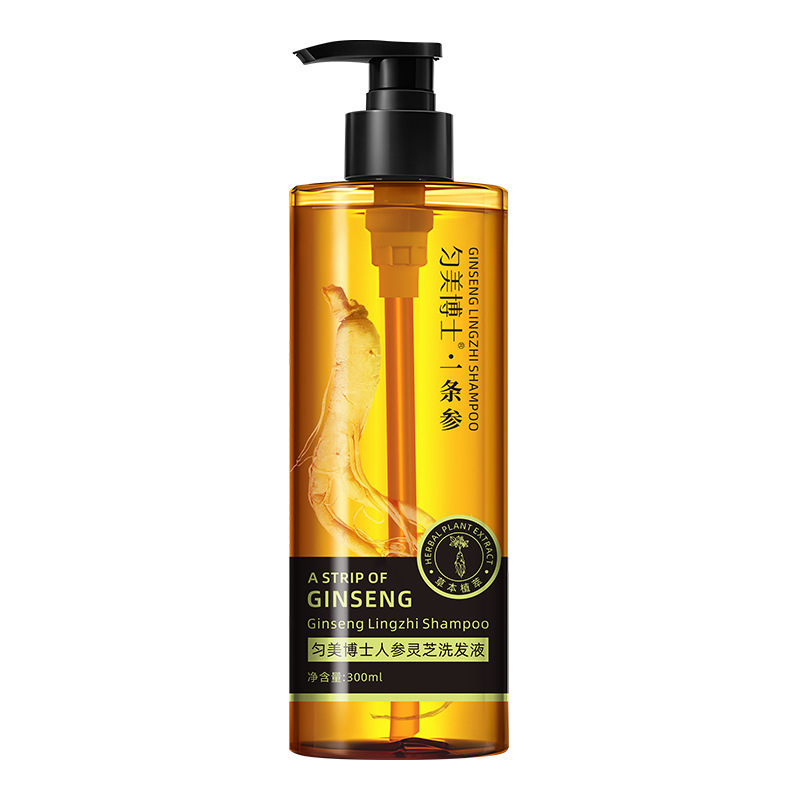 Dr. Yunmei Ginseng Ganoderma Lucidum Shampoo, una esencia de ginseng para el cabello negro y brillante. Fabricante de extracto de plantas.