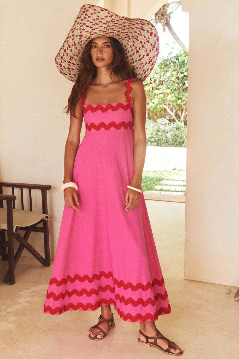 371g Weight Maxi Long Dress Dress Length Type Sleeveless Sleeve Length Regular Dress Dresses Type Polyester Fabric Type High Waist Waist Line Holiday, Travel Occasion Square Neck Neckline Regular Fit Fit Type Flower Pattern Summer, Spring Season Women's Gender Printing Design Vintage Style, Bohemian Style Wholesale Women's Vintage Style Bohemian Printing Flower Holiday Travel Square Neck Sleeveless Regular Dress 14