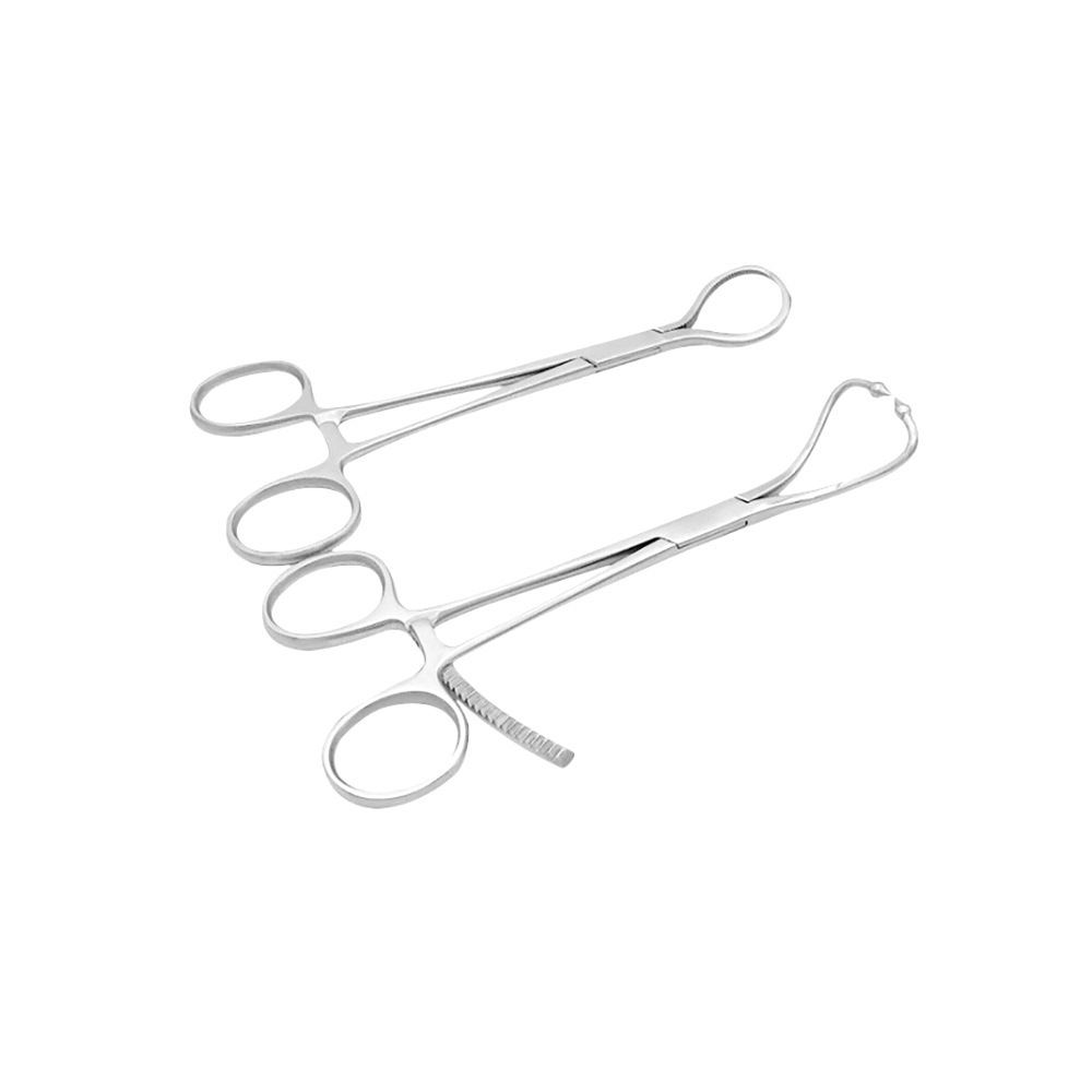 骨科器械带齿点状持股钳球形带尖骨折复位钳骨科手术器械宠物可用